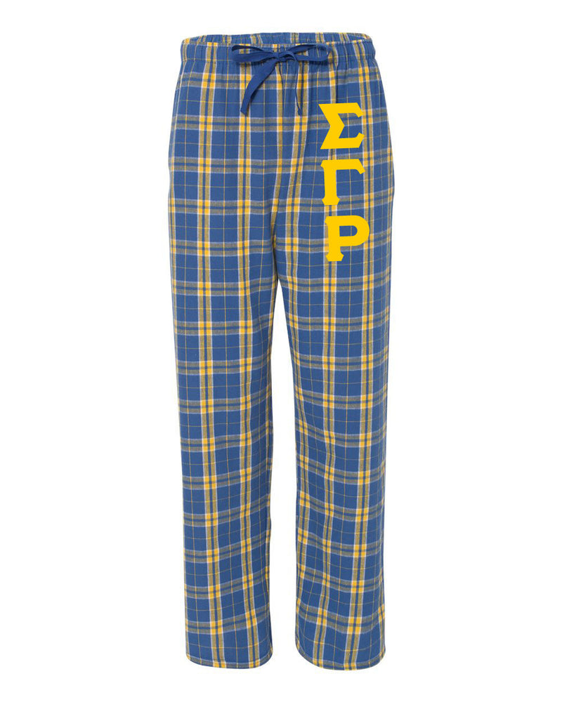 Sigma Gamma Rho Women's Flannel Plaid Pant Pj's Sigma Gamma Rho Women's Flannel Plaid Pant - PJ's
