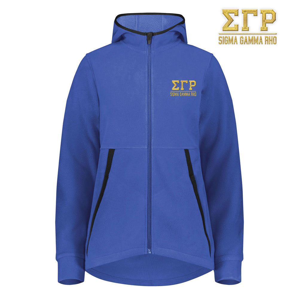 Sigma Gamma Rho Chill Full Zip Hoodie Sigma Gamma Rho Chill Full Zip Hoodie