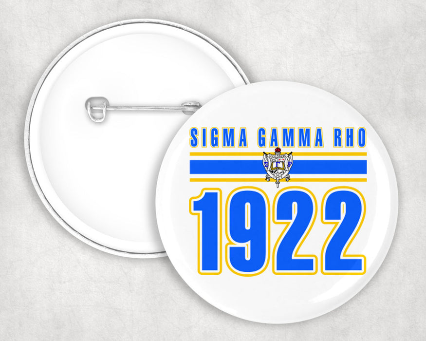 Sigma Gamma Rho Stripe Est Pin Buttons Sigma Gamma Rho Stripe Established Pin Buttons
