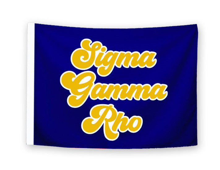 Sigma Gamma Rho Sorority Retro Flag Sigma Gamma Rho Sorority Retro Flag