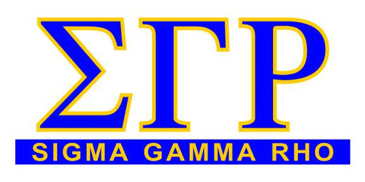 Sigma Gamma Rho Sigma Gamma Rho Custom Sticker - Personalized