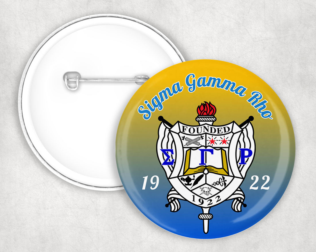 Sigma Gamma Rho Classic Crest Pin Buttons Sigma Gamma Rho Classic Crest Pin Buttons