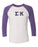 Sigma Kappa Unisex Tri Blend Three Quarter Sleeve Baseball Raglan Tee Sigma Kappa Unisex Tri-Blend Three-Quarter Sleeve Baseball Raglan Tee