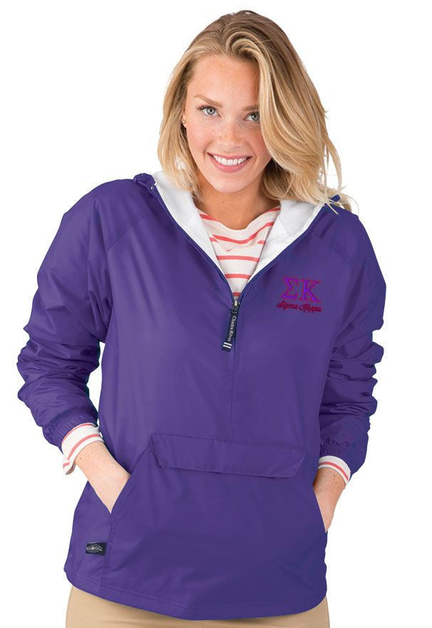 Sigma Kappa Classic Anorak Sigma Kappa Classic Windbreaker Pullover