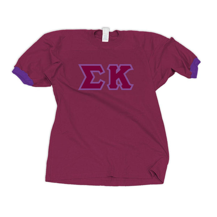 Sigma Kappa Classic Lettered Jersey Sigma Kappa Classic Lettered Jersey