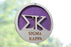 Sigma Kappa Laser Carved Greek Letter Ornament 3" Round Sigma Kappa Laser Carved Greek Letter Ornament - 3