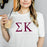 Printify Sigma Kappa Lettered Tees $24.95! Sigma Kappa Lettered Tees - $24.95!