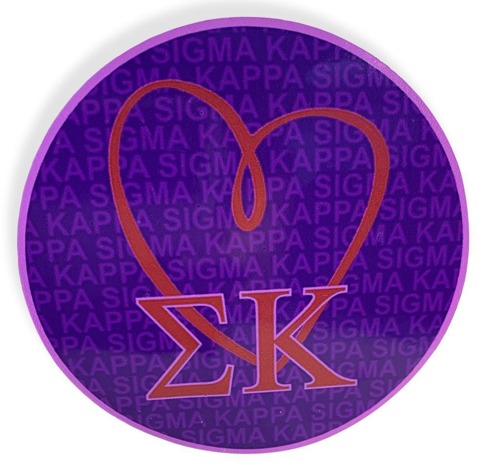 Sigma Kappa Mascot Round Decals Sigma Kappa Mascot Round Decals