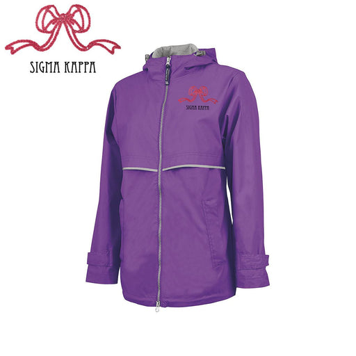 Sigma Kappa Sigma Kappa New Englander Bows Rain Jacket