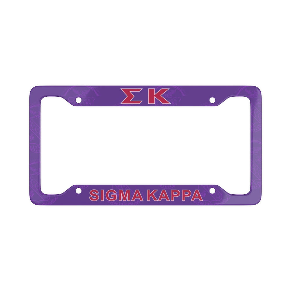 Sigma Kappa New License Plate Frames Sigma Kappa New License Plate Frames