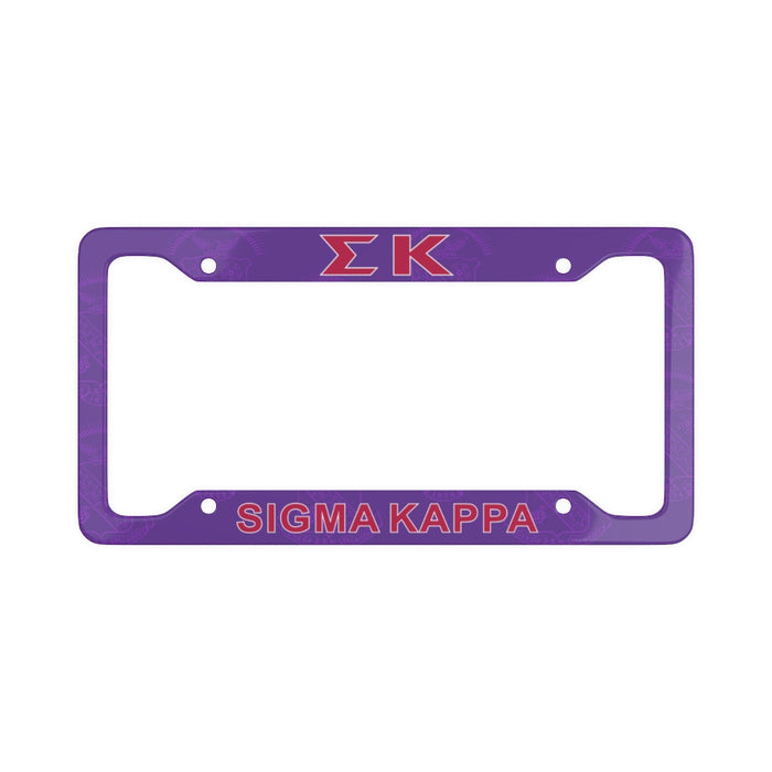 Sigma Kappa New License Plate Frames Sigma Kappa New License Plate Frames