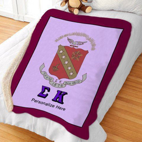 Sigma Kappa Sherpa Lap Blanket Sigma Kappa Sherpa Lap Blanket