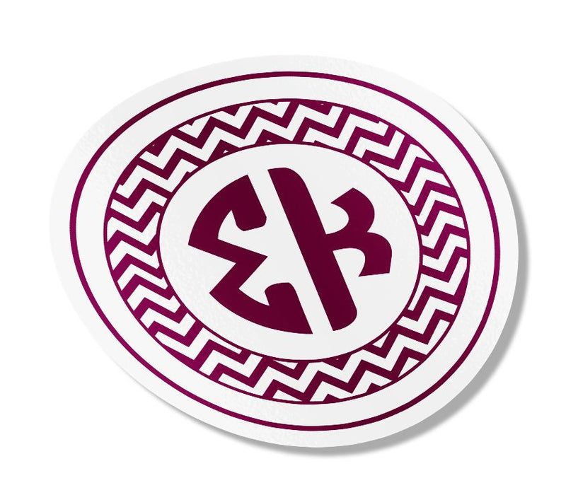 Sigma Kappa Sorority Monogram Bumper Sticker Sigma Kappa Sorority Monogram Bumper Sticker