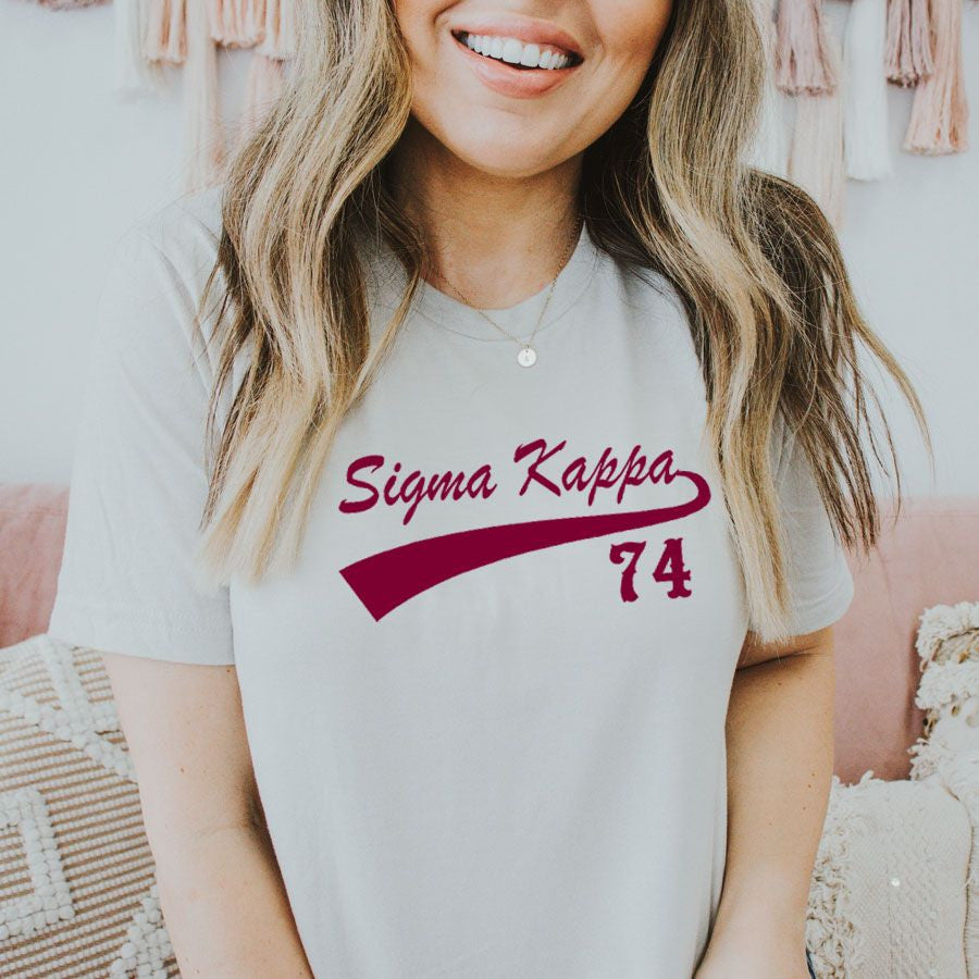 Sigma Kappa Tail T Shirts Sigma Kappa Tail T-Shirts
