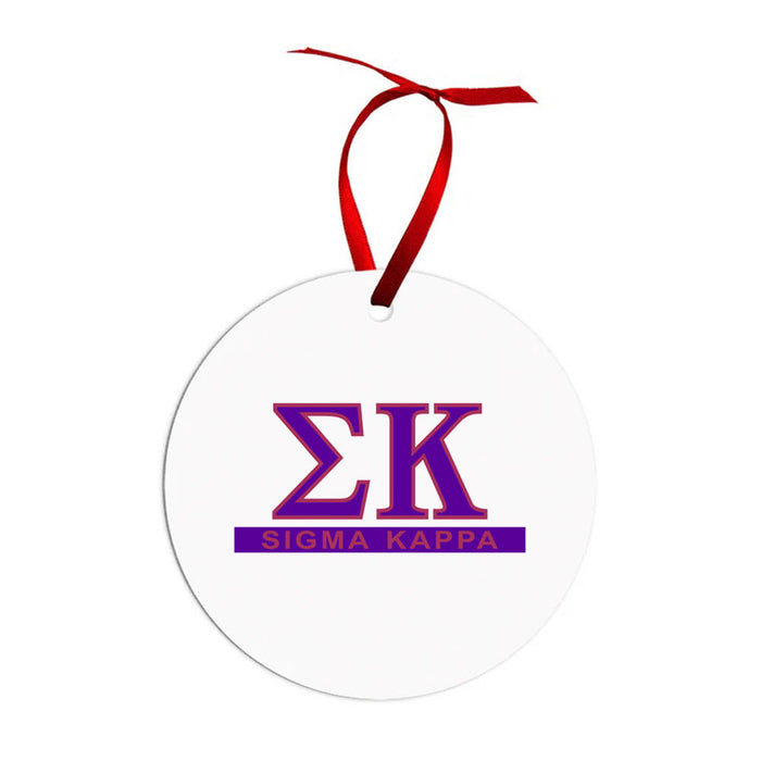 Sigma Kappa Classic Christmas Ornaments Sigma Kappa Classic Christmas Ornaments