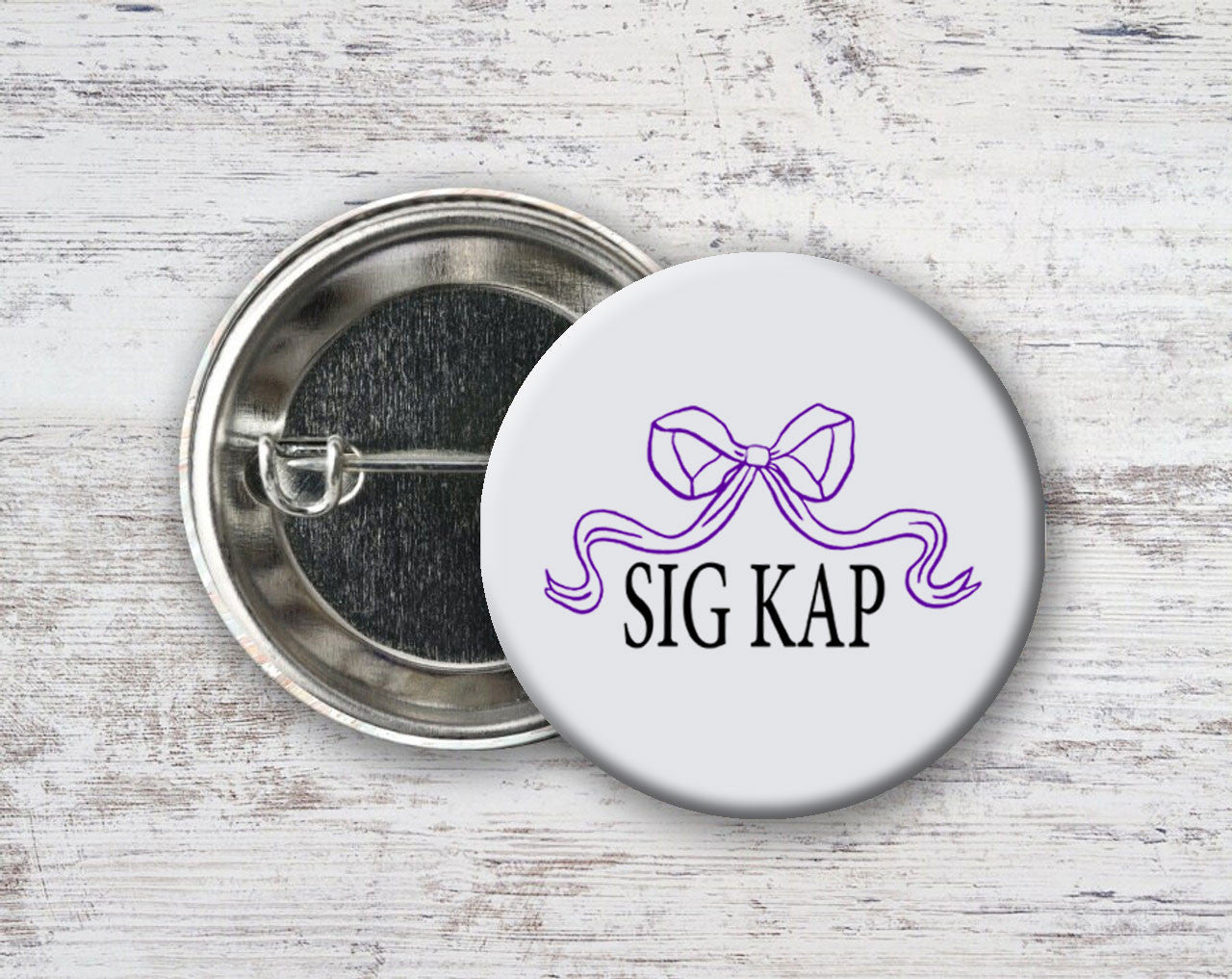 Sigma Kappa Nickname Bow Pin Buttons Sigma Kappa Nickname Bow Pin Buttons