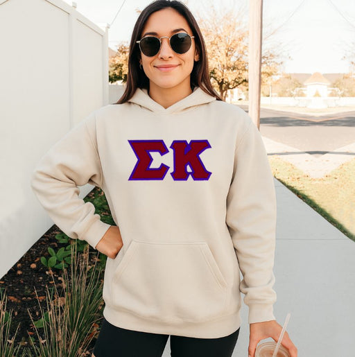 Sigma Kappa Sigma Kappa - 2 Day Ship Twill Hooded Sweatshirt