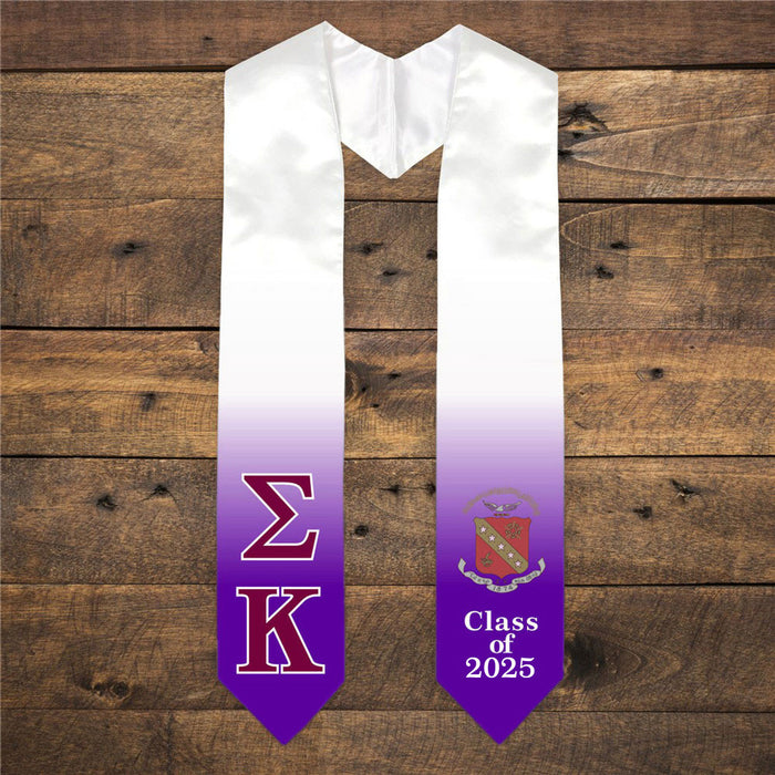 Sigma Kappa Extra Fancy Greek Class Of Graduation Stole Sigma Kappa Extra Fancy Greek Class Of  Graduation Stole