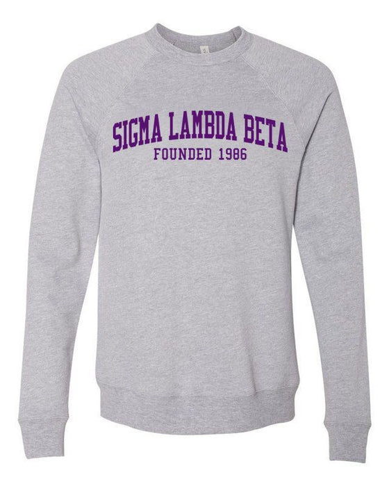 Sigma Lambda Beta Fraternity Founders Crew Sweatshirt Sigma Lambda Beta Fraternity Founders Crew Sweatshirt