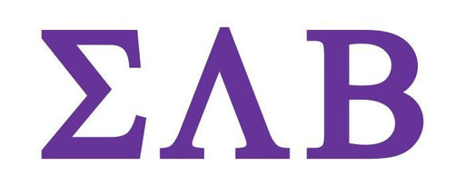 Sigma Lambda Beta Greek Letter Window Sticker Decal