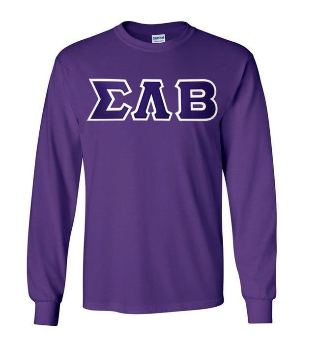 Sigma Lambda Beta Lettered Long Sleeve Shirt Sigma Lambda Beta Lettered Long Sleeve Shirt