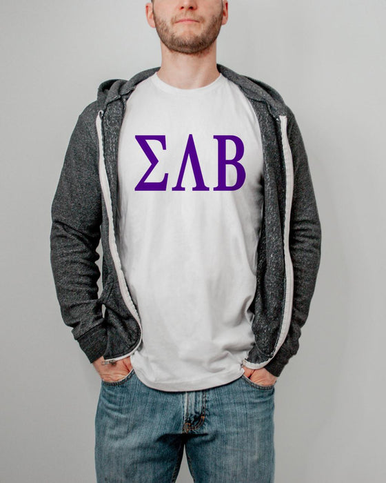 Printify Sigma Lambda Beta Lettered Tee $24.95 SIGMA LAMBDA BETA LETTERED TEE - $24.95