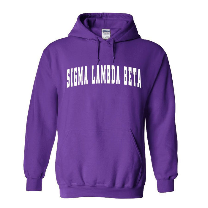 Sigma Lambda Beta Letterman Hoodie Sigma Lambda Beta Letterman Hoodie