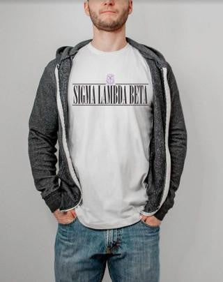 Sigma Lambda Beta Line Crest T-shirt