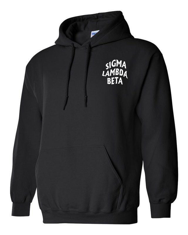 Sigma Lambda Beta Social Hooded Sweatshirt Sigma Lambda Beta Social Hooded Sweatshirt