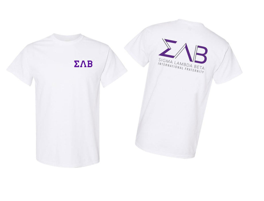 Greekgear Sigma Lambda Beta World Famous Crest Tee Sigma Lambda Beta World Famous Crest Tee
