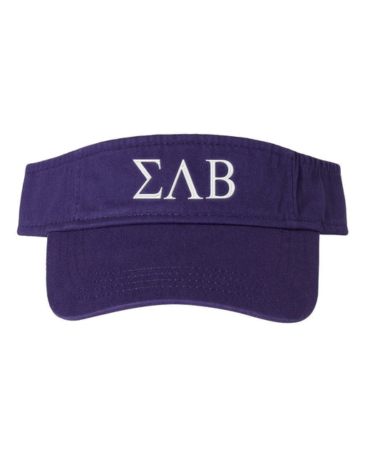 Sigma Lambda Beta Greek Letter Visor