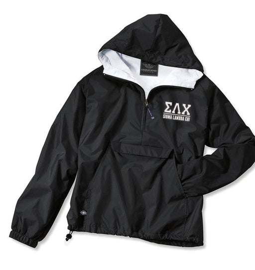 Sigma Lambda Chi Greek Letter Windbreaker Pullovers