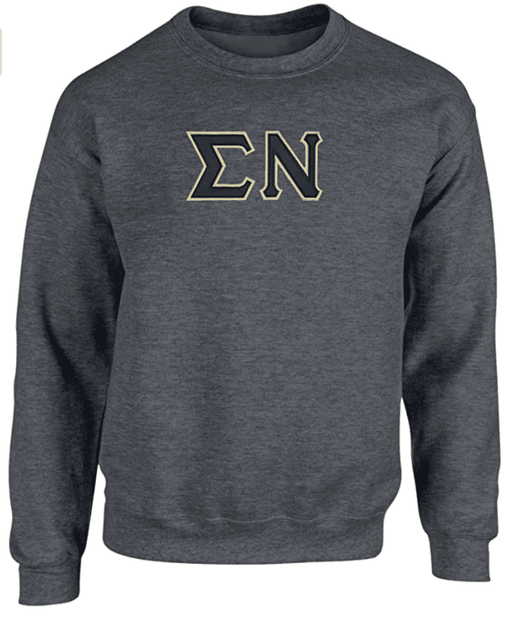 Sigma Nu Sigma Nu - 2 Day Ship Twill Crewneck Sweatshirt