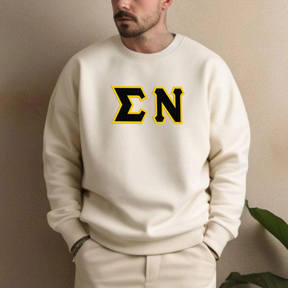 Sigma Nu 2 Day Ship Twill Crewneck Sweatshirts Sigma Nu - 2 Day Ship Twill Crewneck Sweatshirts