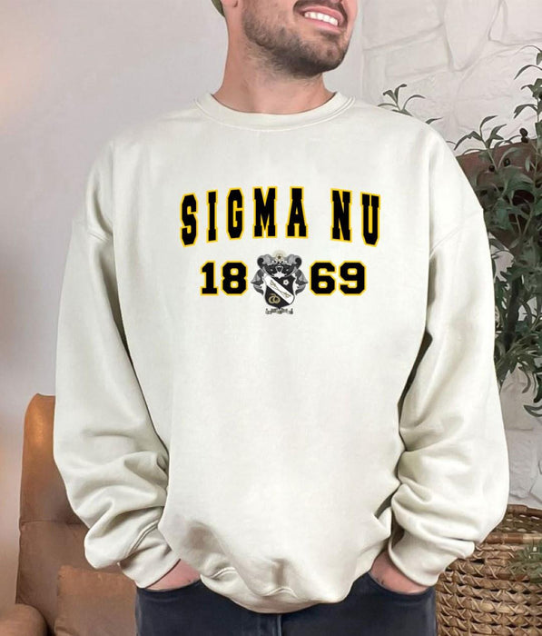 Sigma Nu Athlete Crewneck Sweatshirt Sigma Nu Athlete Crewneck Sweatshirt