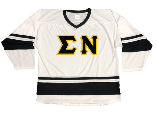 Sigma Nu DISCOUNT-Sigma Nu Breakaway Lettered Hockey Jersey