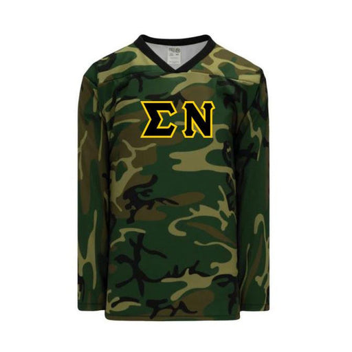 Sigma Nu Sigma Nu Camouflage Lettered Hockey Jersey