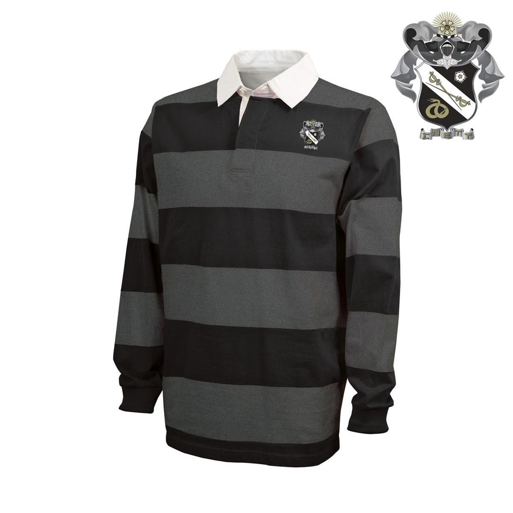 Sigma Nu Crest Rugby Shirt Sigma Nu Crest Rugby Shirt
