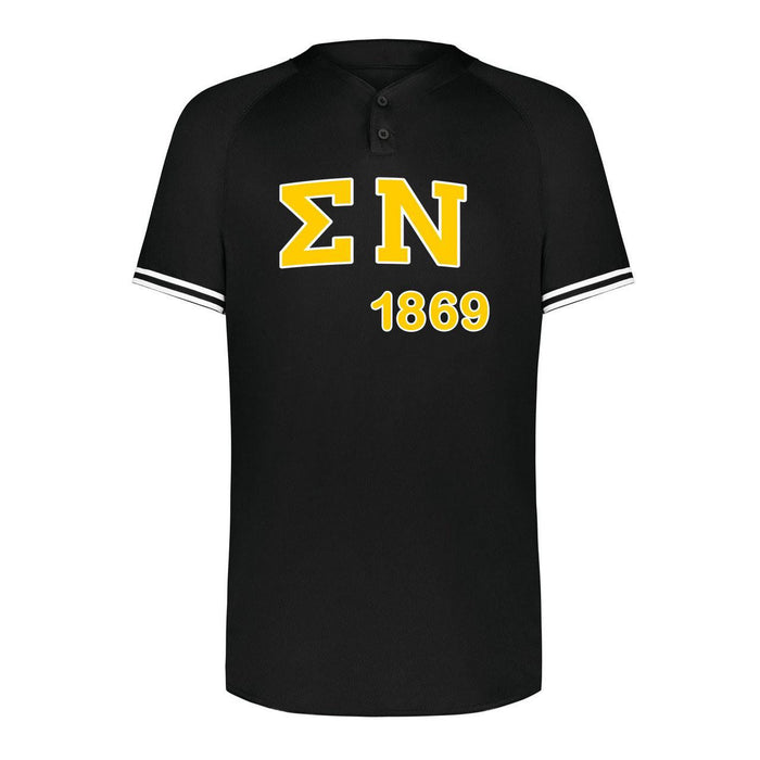 Sigma Nu Cutter Henley Jersey Sigma Nu Cutter Henley Jersey