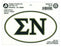 Sigma Nu Euro Decal Oval Sticker Sigma Nu Euro Decal Oval Sticker