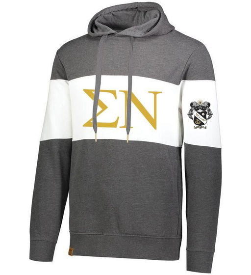 Clothing Sigma Nu Ivy League Hoodie W Crest On Left Sleeve