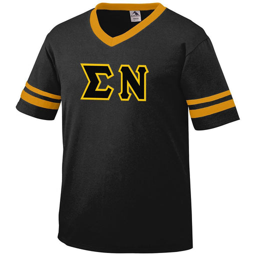 Sigma Nu DISCOUNT-Sigma Nu Jersey With Greek Applique Letters
