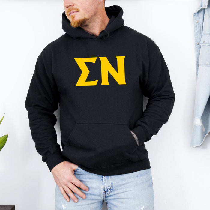 Sigma Nu Letter Hoodie Sigma Nu letter Hoodie