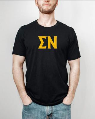 Sigma Nu Letter T Shirt Sigma Nu Letter T-Shirt