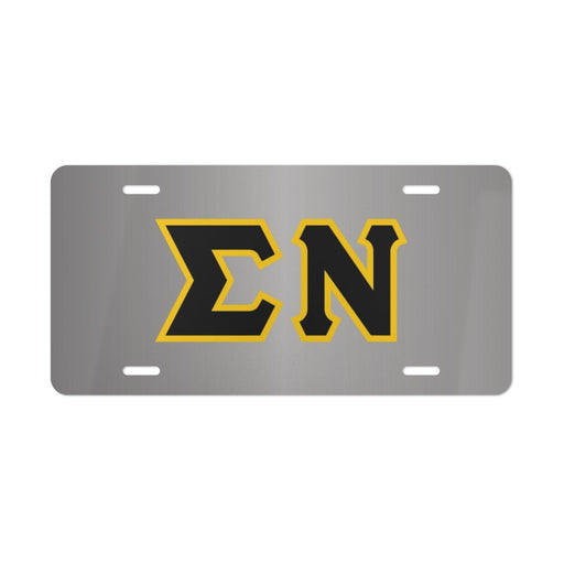 Caraccessories SIGMA NU LETTERED LICENSE COVERS