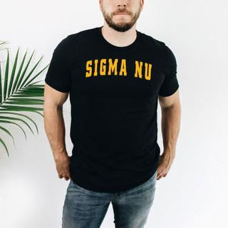 Sigma Nu Letterman T Shirt Sigma Nu Letterman T-Shirt