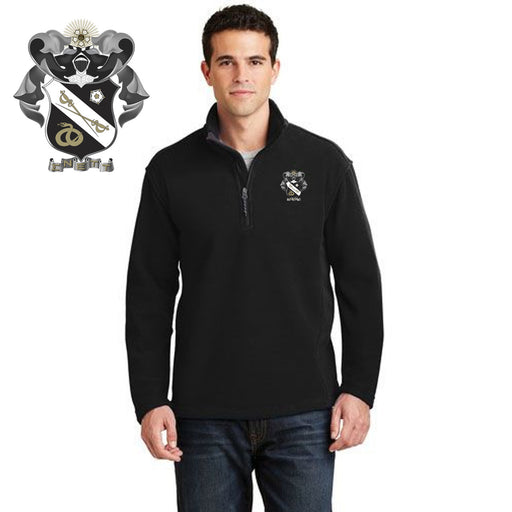 Clothing DISCOUNT-Sigma Nu Emblem 1/4 Zip Pullover