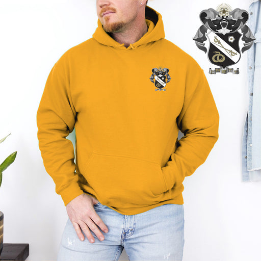 Sigma Nu DISCOUNT-Sigma Nu Crest - Shield Emblem Hooded Sweatshirt