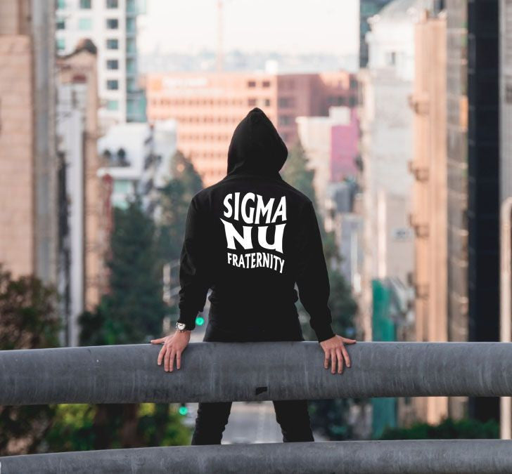 Sigma Nu Social Hooded Sweatshirt Sigma Nu Social Hooded Sweatshirt