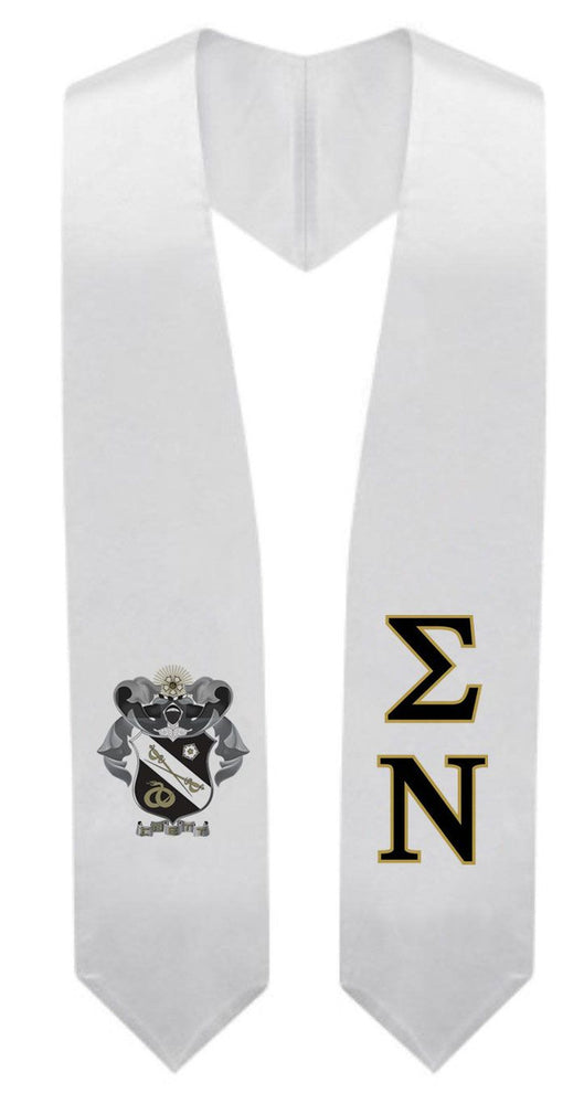 Sigma Nu Super Crest Shield Graduation Stole Sigma Nu Super Crest - Shield Graduation Stole
